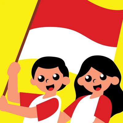 Gambar Kiddy Star 20x20 Cm Set Paint By Numbers Flags