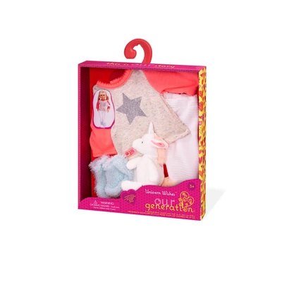 Gambar Our Generation Set Unicorn Pyjama Outfit