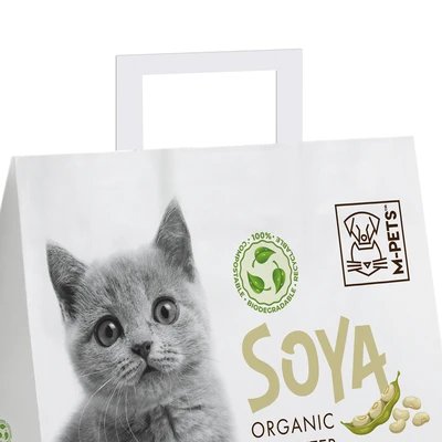 Gambar M-Pets Soya Pasir Kucing Organik 6 Liter