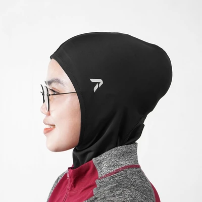 Gambar Alph Ukuran Xs-S Hijab Sport Wanita - Hitam
