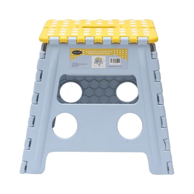 Gambar Soleil Bangku Pijak Lipat 32 cm - Biru/Kuning