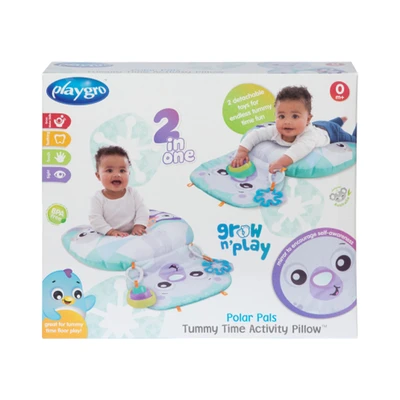 Gambar Playgro Bantal Leher Anak Polar Pals Tummy Time Pillow Cpl159