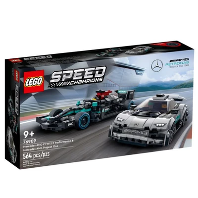 Gambar LEGO Speed Champions Mercedes Amg F1 W12e & Amg Project One 76909