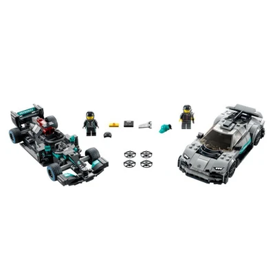 Gambar LEGO Speed Champions Mercedes Amg F1 W12e & Amg Project One 76909