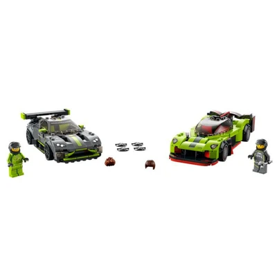 Gambar LEGO Speed Champions Aston Martin Valkyrie Amr Pro & Vantage Gt3