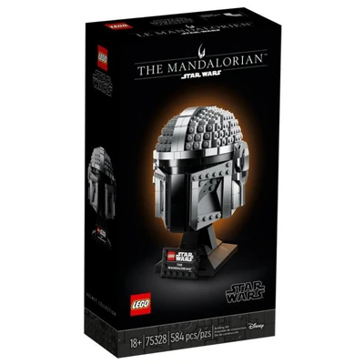 Gambar LEGO Star Wars The Mandalorian Helmet 75328