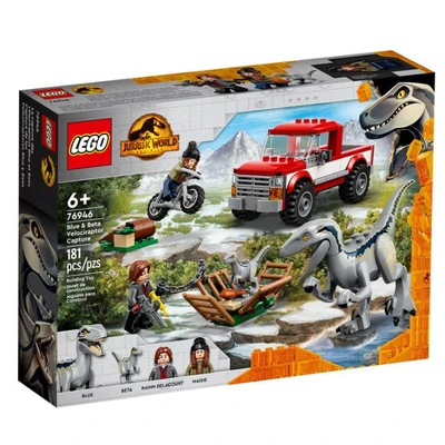 LEGO JURASSIC WORLD BLUE BETA VELOCIRAPTOR CAPTURE 76946