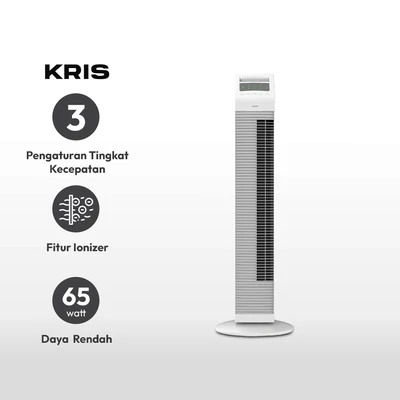 Gambar Kris Kipas Angin Berdiri 65 Watt - Putih