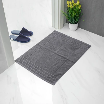 Gambar Informa Keset Kamar Mandi Katun Tarve 50x70 cm - Abu-Abu