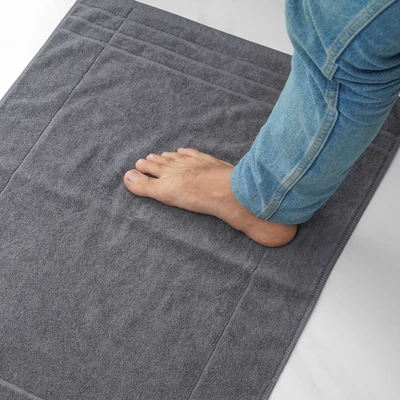 Gambar Informa Keset Kamar Mandi Katun Tarve 50x70 cm - Abu-Abu