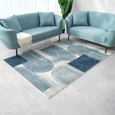 Gambar Informa Karpet Spirit 120x170 cm - Krem/Biru