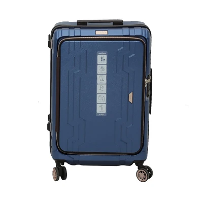 Gambar Legend Walker Whale Koper PC & ABS TSA Lock Expandable Front Open 24 Inch - Biru Navy