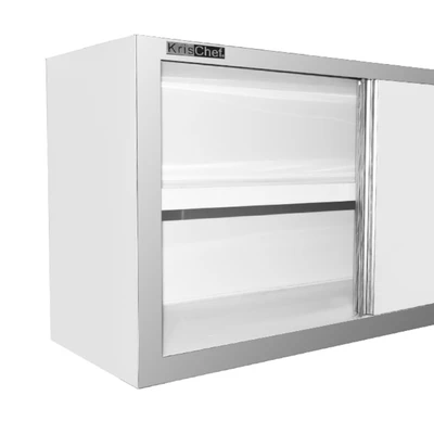 Gambar Kris Kabinet Dinding Dapur Pintu Geser 120 cm - Silver