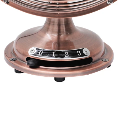 Gambar Krisbow Kipas Angin Meja Vintage 8 Inch - Copper