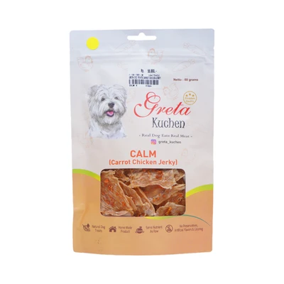 Gambar Greta Kuchen Camilan Anjing All Life Stages All Breeds Jerky Calm 50 gr
