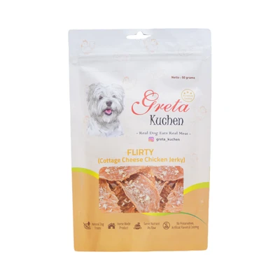 Gambar Greta Kuchen Camilan Anjing All Life Stages All Breeds Jerky Flirty 50 gr