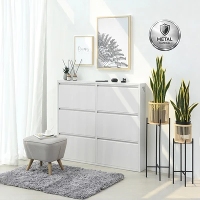 Gambar Informa Levi Kabinet Sepatu 6 Tingkat - Putih