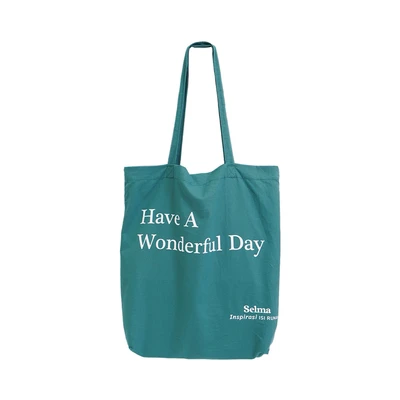 Gambar Selma 42x42x10 cm Tote Bag Wonderful - Hijau