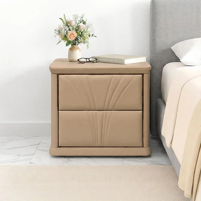 Gambar Informa Xander Nakas Dengan 2 Laci - Krem Beige