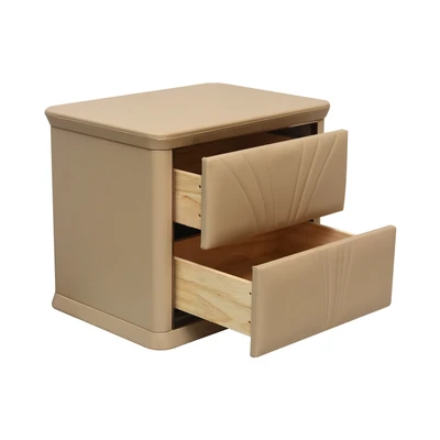 Gambar Informa Xander Nakas Dengan 2 Laci - Krem Beige