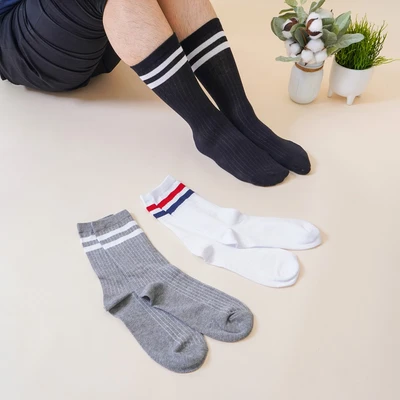 Gambar Ataru Set 3 Pasang Kaus Kaki Crew Basic