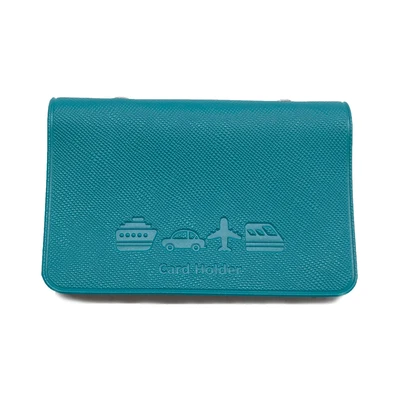 Gambar Passport Dompet Kartu - Biru Tosca