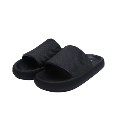 Gambar Ataru Ukuran 37/38 Sandal Karet Thick Slides - Hitam