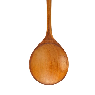 Gambar Kwas Sendok Sayur Slotted Teakwood Kw1-St 007