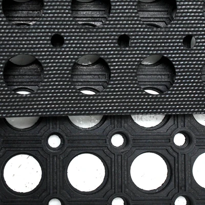 Gambar Krisbow Keset Pintu Karet Half Welcome 46x76 cm - Hitam
