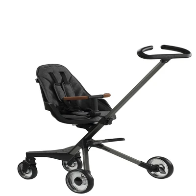 Gambar Qplay Stroller Easy 3in1 Foldable Pushchair 3800 - Abu-abu