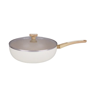 Gambar Cooking Color 28 Cm Hoshiko Wajan Wok Marble