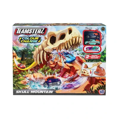 Gambar Top Gear Playset Teamsterz Colour Change Skull Mountain