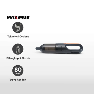 Gambar Maximus 80 Watt Penghisap Debu Mobil  Cyclonic - Hitam