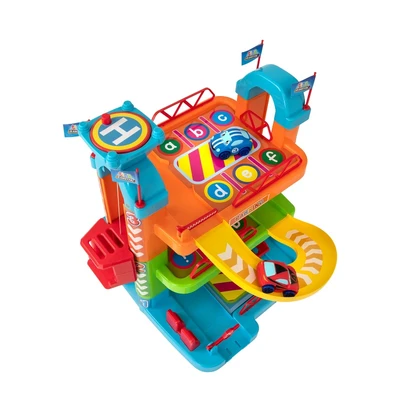 Gambar Little Giggles Playset Tiny Teamsterz Tower Garage 7314
