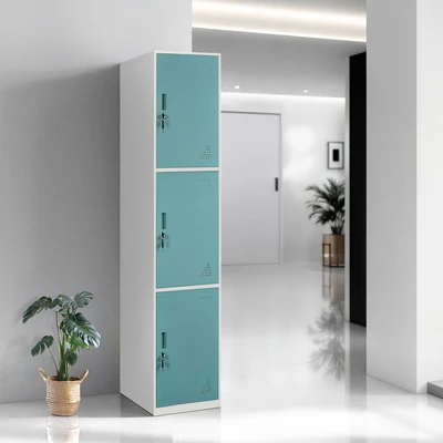 Gambar Masterspace Loker 3 Pintu - Hijau Tosca