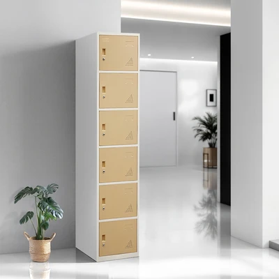 Gambar Masterspace Loker 6 Pintu - Krem Beige