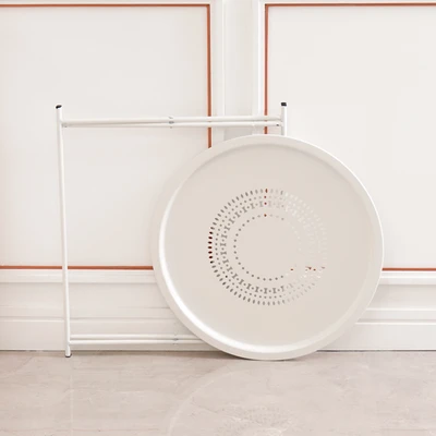 Gambar Soleil Meja Teras Dengan Tray 46 cm - Putih