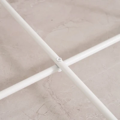 Gambar Soleil Meja Teras Dengan Tray 46 cm - Putih