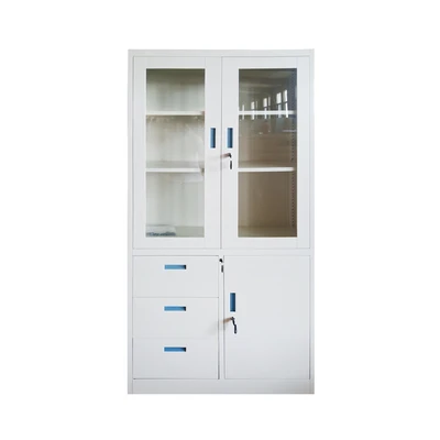 Gambar Informa Rhein Lemari Arsip Kantor Metal 3 Pintu - Putih