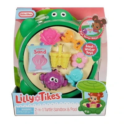 Gambar Little Tikes Set Lilly 2In1 Turtle Sandbox And Pool