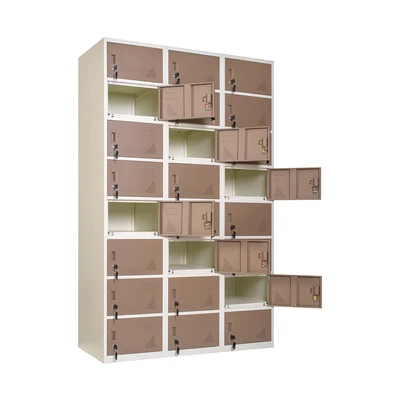 Gambar Masterspace Loker 24 Pintu - Cokelat