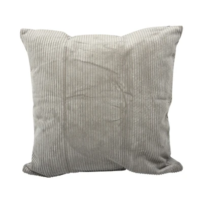 Gambar Informa Sarung Bantal Sofa Polyester & Nylon Corduroy 45x45 cm - Abu-Abu Muda