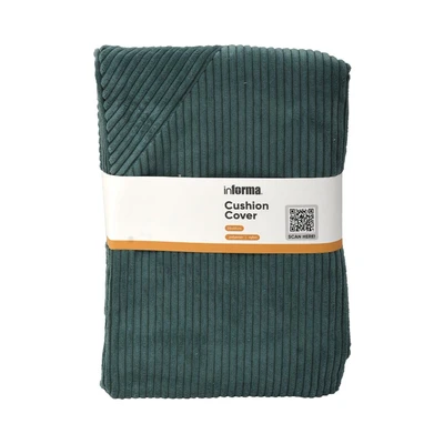 Gambar Informa Sarung Bantal Sofa Polyester & Nylon Corduroy 55x55 cm - Hijau Tua