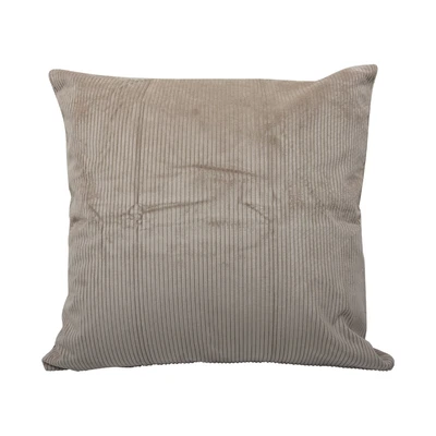 Gambar Informa Sarung Bantal Sofa Polyester & Nylon Corduroy 55x55 cm - Beige