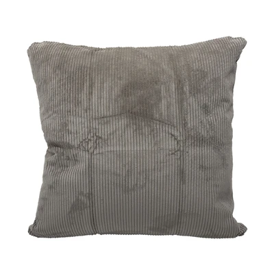Gambar Informa Sarung Bantal Sofa Polyester & Nylon Corduroy 55x55 cm - Abu-Abu Muda