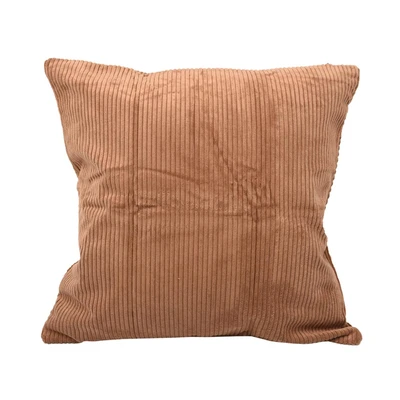 Gambar Informa Sarung Bantal Sofa Polyester & Nylon Corduroy 45x45 cm - Cokelat