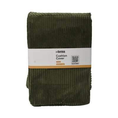 Gambar Informa Sarung Bantal Sofa Polyester & Nylon Corduroy 55x55 cm - Hijau