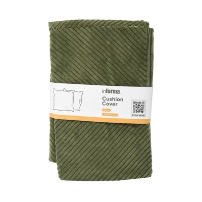 Gambar Informa Sarung Bantal Sofa Polyester & Nylon Corduroy 30x50 cm - Hijau