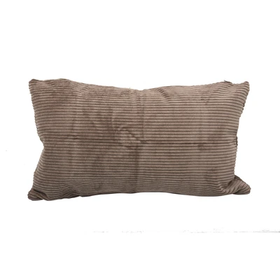 Gambar Informa Sarung Bantal Sofa Polyester & Nylon Corduroy 30x50 cm - Cokelat Tua