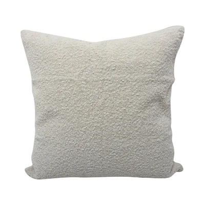 Gambar Informa Sarung Bantal Sofa Fabric Boucle Natural 55x55 cm - Ivory